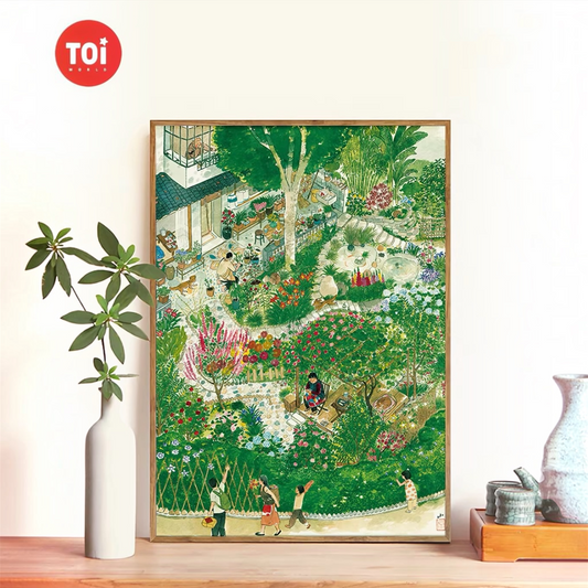 TOI World Grandpa’s Garden 1000-Piece Jigsaw Puzzle TOI
