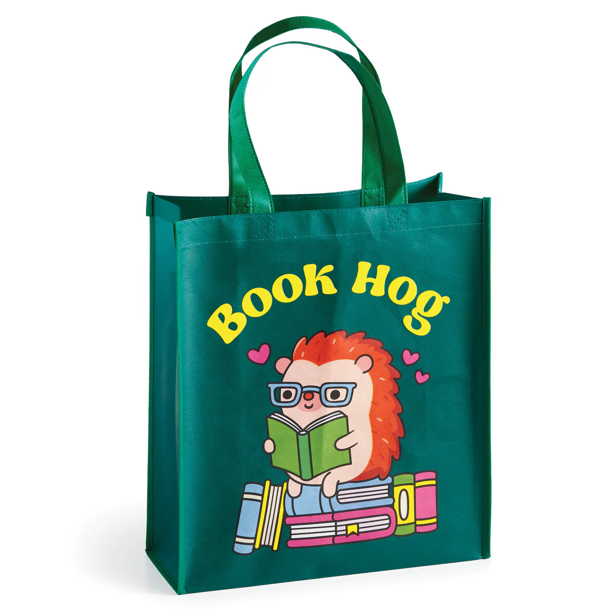 Book Hog Reusable Shopping Bag Mudpuppy