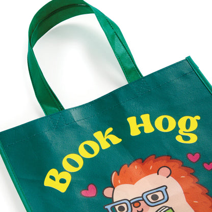 Book Hog Reusable Shopping Bag Mudpuppy