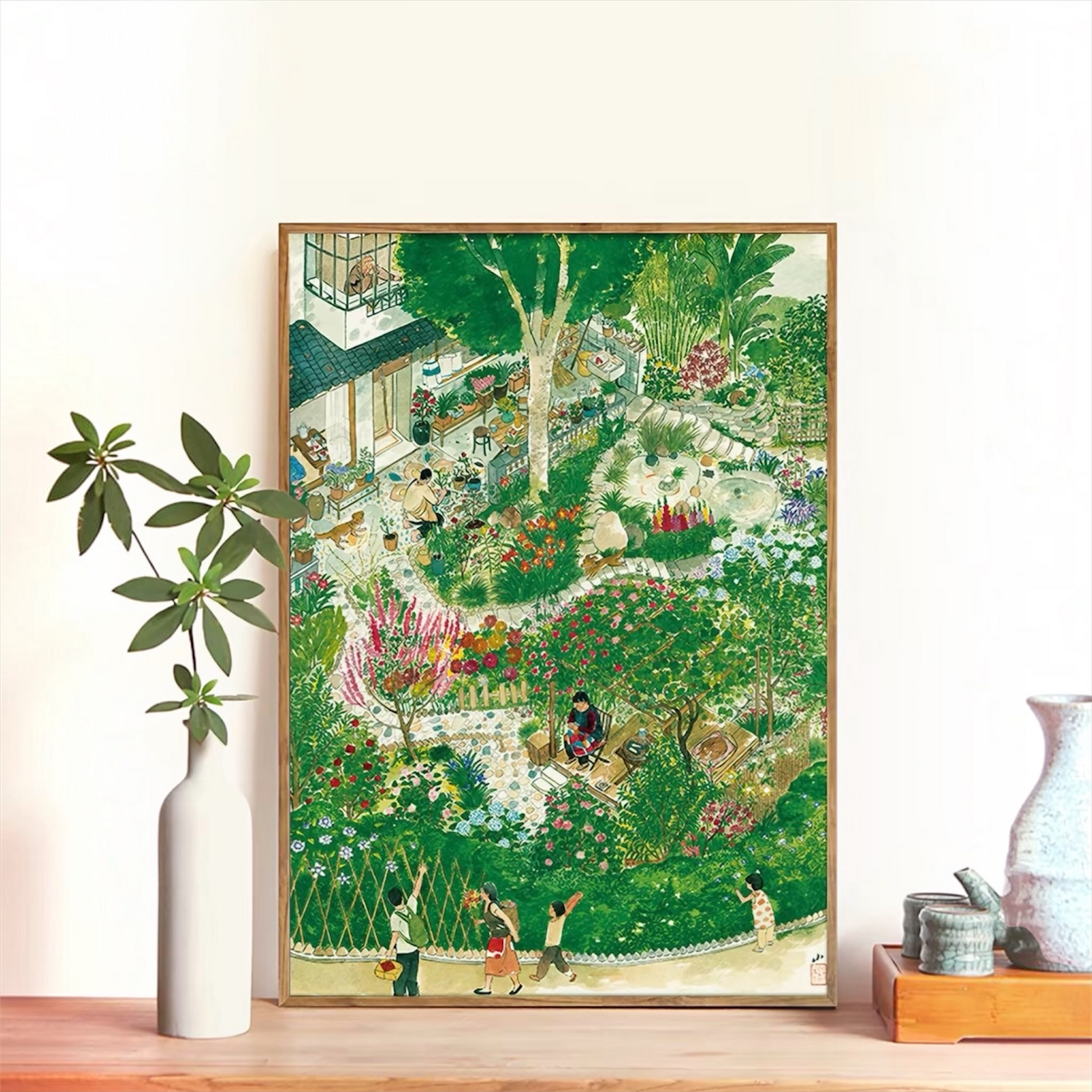 TOI World Grandpa’s Garden 1000-Piece Jigsaw Puzzle TOI