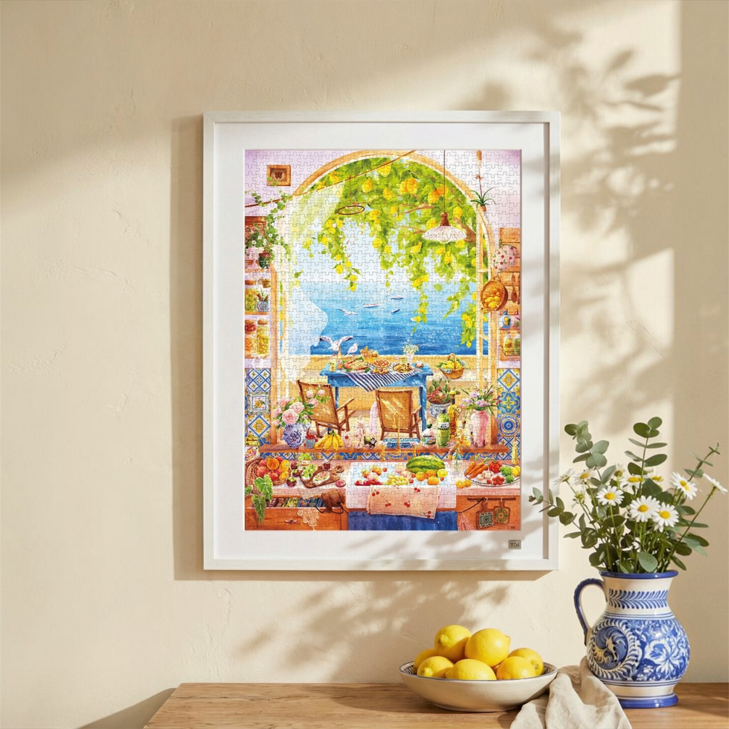 TOI Seaside Lemon Tree 1000 Piece Jigsaw Puzzle TOI