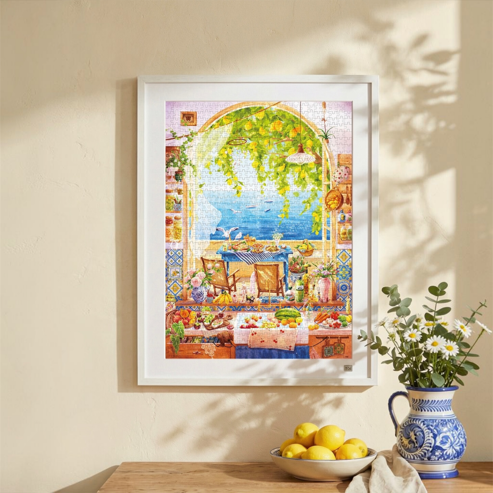 TOI Seaside Lemon Tree 1000 Piece Jigsaw Puzzle TOI