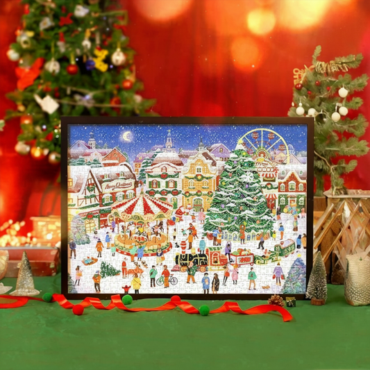 TOI Christmas Square 1000 Piece Jigsaw Puzzle TOI