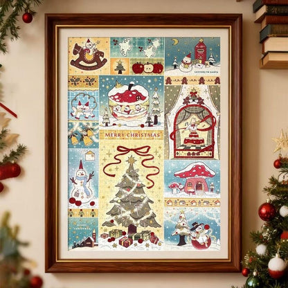 The Snowman’s Christmas Dream 1000 Piece Jigsaw Puzzle Tutu Dingdang