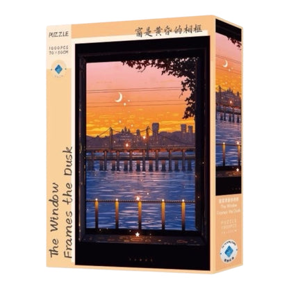 The Window Frames the Dusk 1000 Piece Jigsaw Puzzle Tutu Dingdang