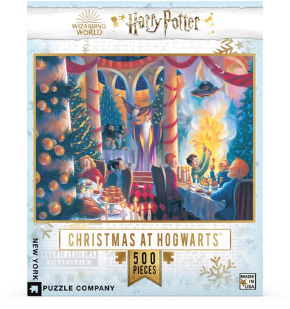 Christmas at Hogwarts 500 Piece Jigsaw Puzzle