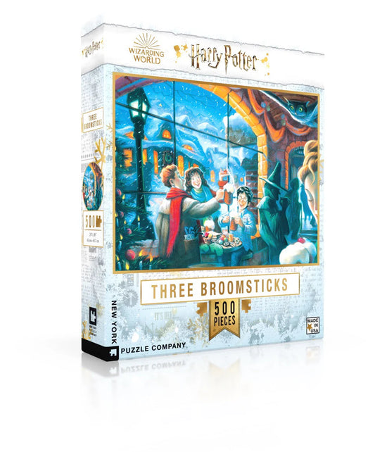 Three Broomsticks 500 Piece Jigsaw Puzzle