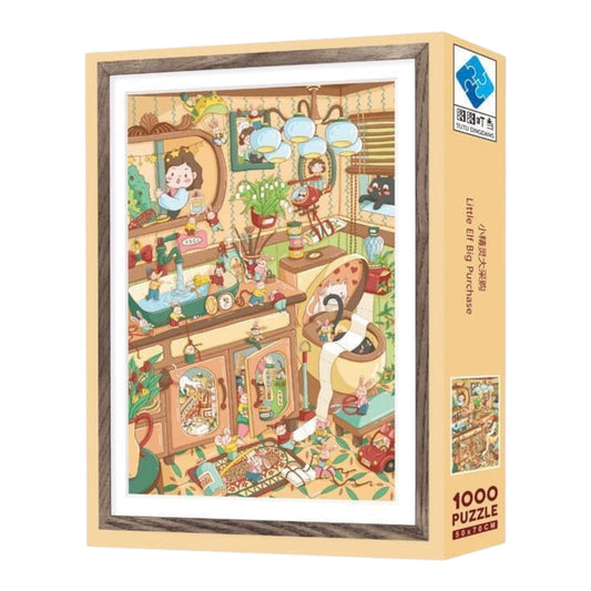 Little Elf Big Purchase 1000 Piece Jigsaw Puzzle Tutu Dingdang
