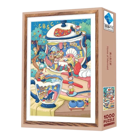 Home of Mermaid 1000 Piece Jigsaw Puzzle Tutu Dingdang