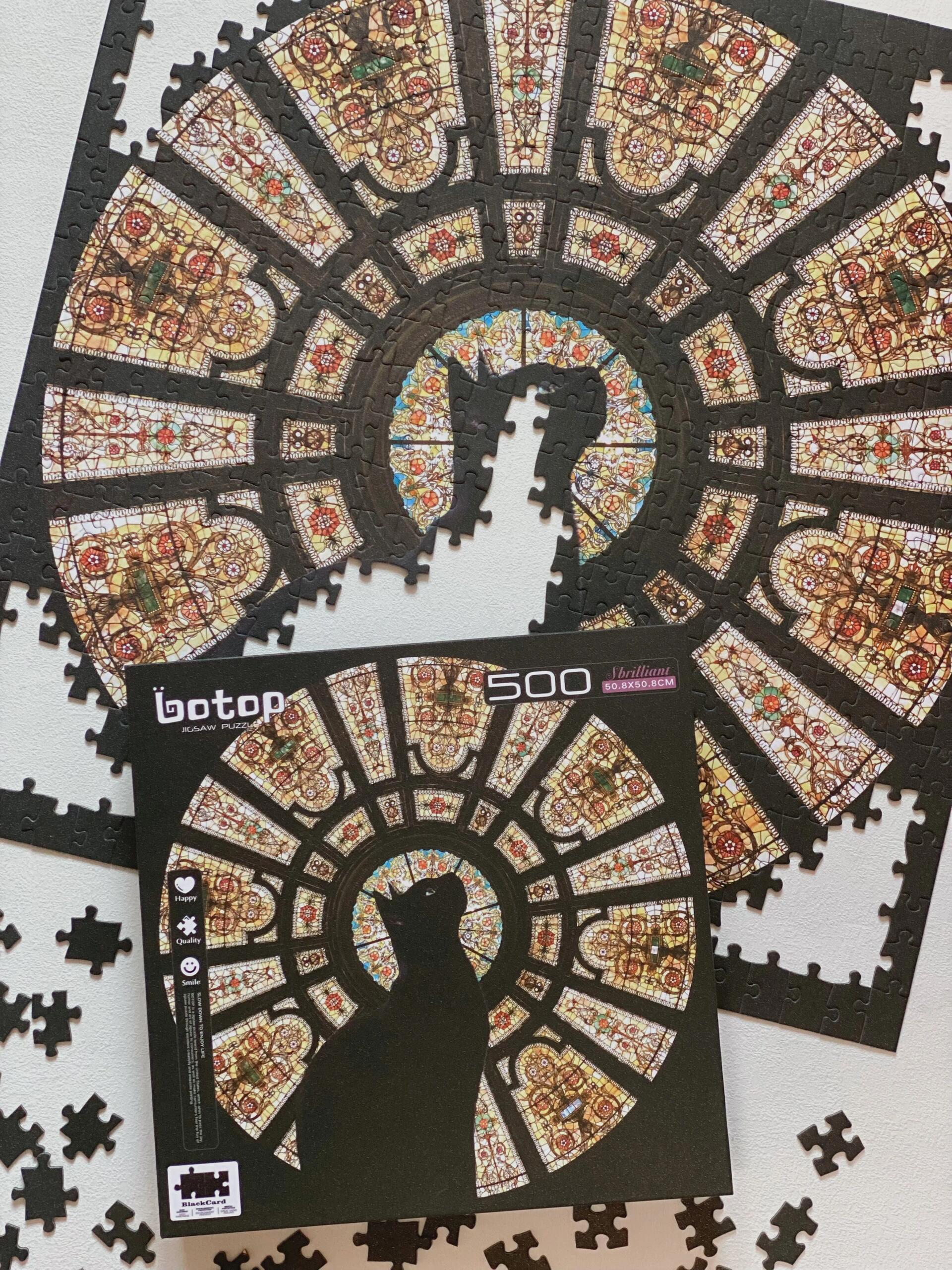 Botop Cathedral Cat 1000 Piece Jigsaw Puzzle Botop