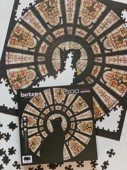 Botop Cathedral Cat 1000 Piece Jigsaw Puzzle