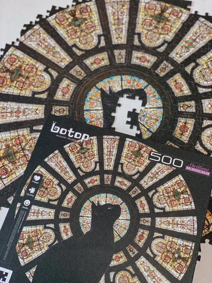 Botop Cathedral Cat 1000 Piece Jigsaw Puzzle Botop