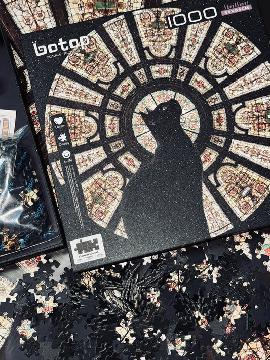 Botop Cathedral Cat 1000 Piece Jigsaw Puzzle Botop
