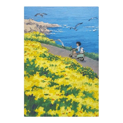 Yellow Flowers by the Sea 1000 Piece Jigsaw Puzzle Tutu Dingdang
