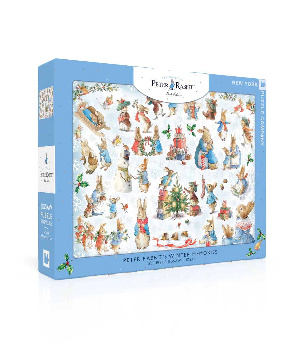 Peter Rabbit's Winter Memories 500 Piece Jigsaw Puzzle