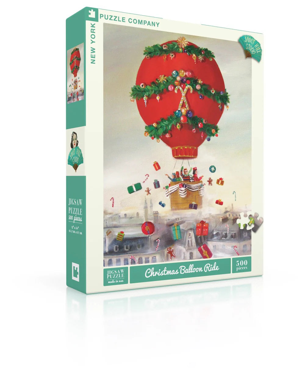 Christmas Balloon Ride 500 Piece Jigsaw Puzzle