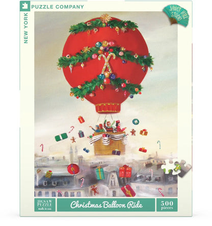 Christmas Balloon Ride 500 Piece Jigsaw Puzzle