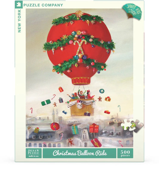 Christmas Balloon Ride 500 Piece Jigsaw Puzzle