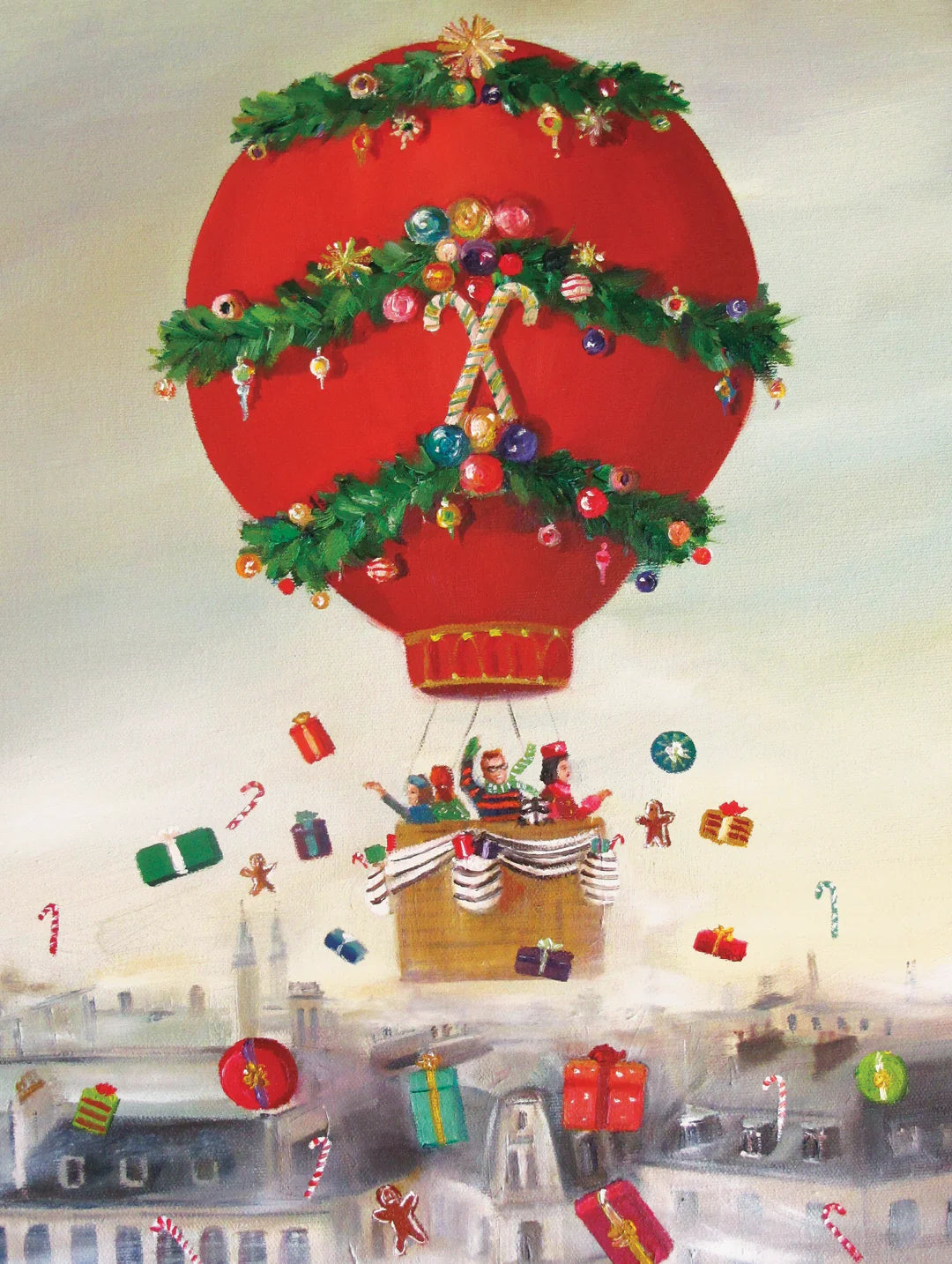 Christmas Balloon Ride 500 Piece Jigsaw Puzzle