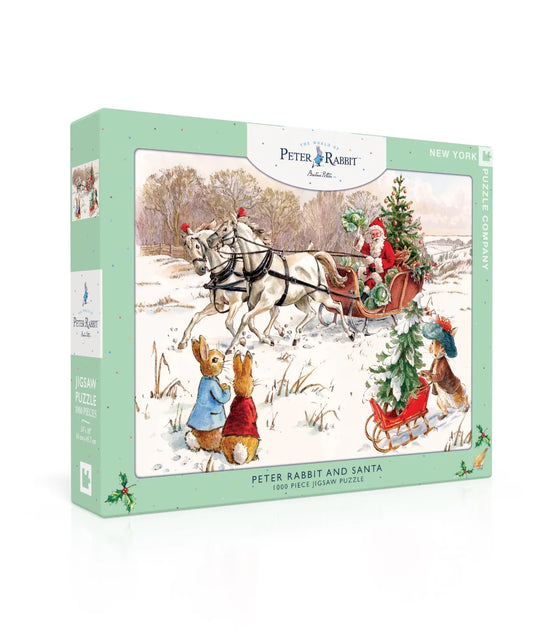 Peter Rabbit and Santa 1000 Piece Jigsaw Puzzle