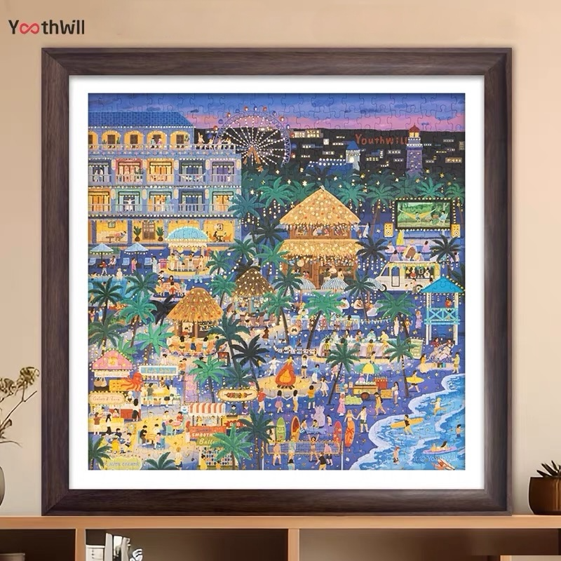 YouthWill Summer Nights Foil 500 Piece Jigsaw Puzzle YouthWill
