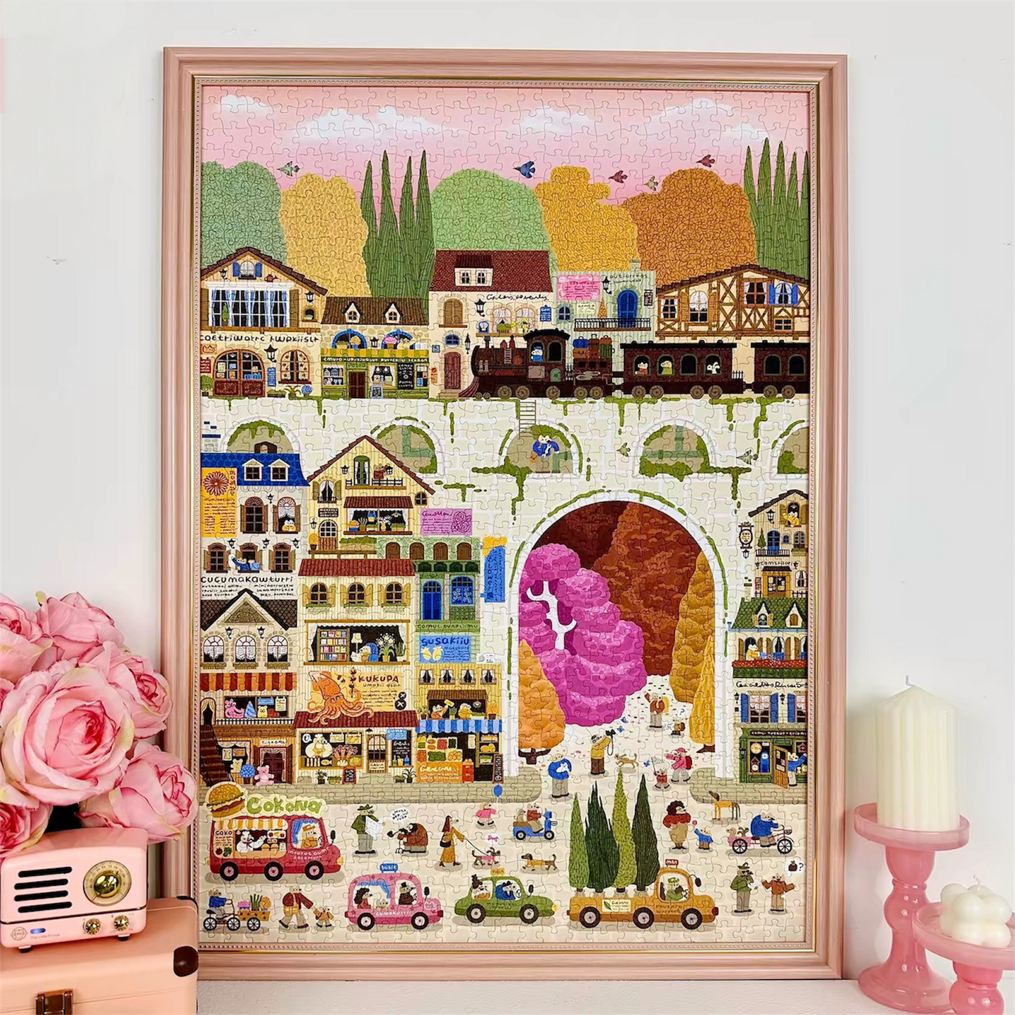 Hourglass Puzzle What is the World Like for Dogs 1000 Piece Jigsaw Puzzle Hourglass Puzzle
