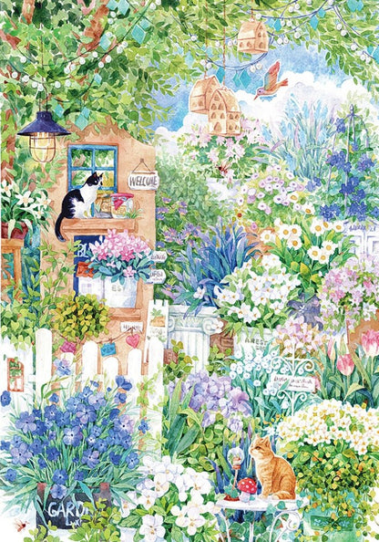 Botop Fusion Cat Summer 1000 Piece Jigsaw Puzzle Botop