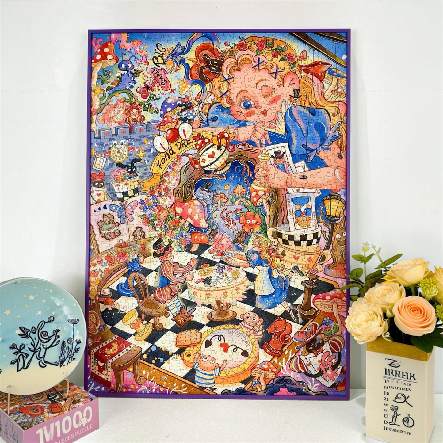 Hourglass Puzzle Alice Dream 1000 Piece Jigsaw Puzzle Hourglass Puzzle