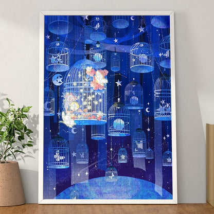 Gill & Lill Dreaming in Cages 1000 Piece Jigsaw Puzzle