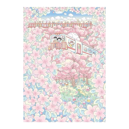Gill & Lill Romantic Sakura Date 1000 Piece Jigsaw Puzzle
