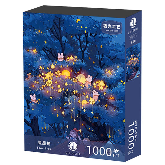 Gill & Lill Star Tree 1000 Piece Jigsaw Puzzle