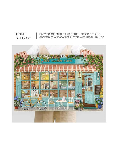 Momibook Corner Coffee Shop 1000 Piece Jigsaw Puzzle