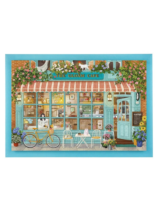 Momibook Corner Coffee Shop 1000 Piece Jigsaw Puzzle