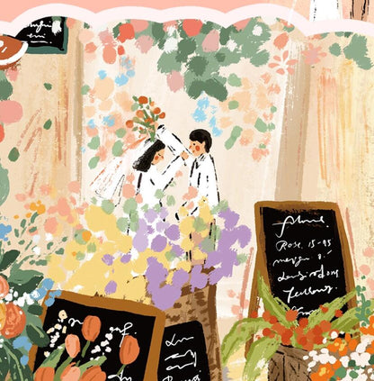 Momibook Flower Shop 1000 Piece Jigsaw Puzzle