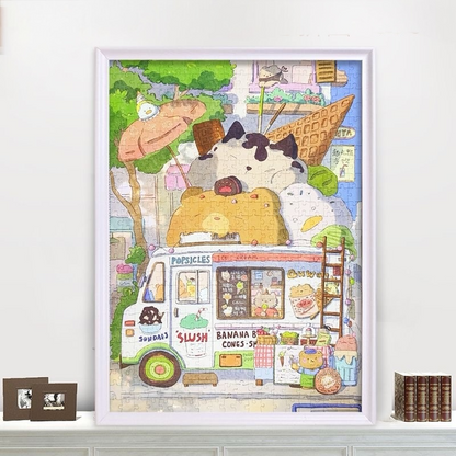 Kessing Ice Cream Truck 500 Piece Jigsaw Puzzle Jigsaw puzzles