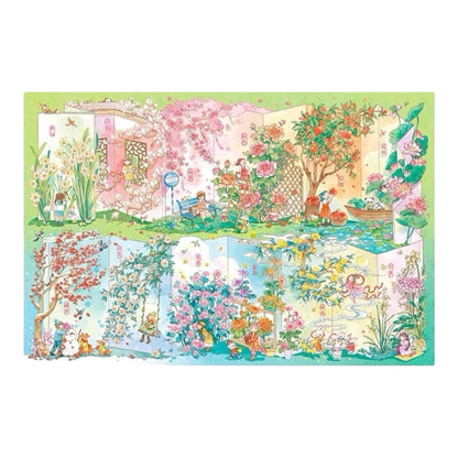 Momibook Floral Seasons 1000 Piece Jigsaw Puzzle