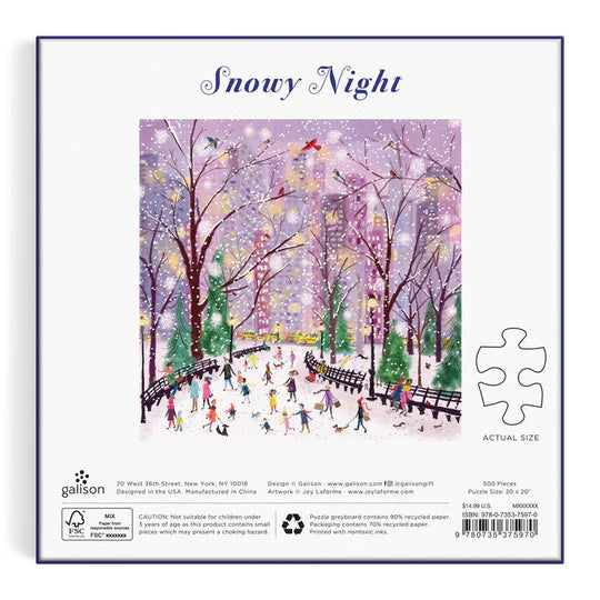 Snowy Night 500 Piece Puzzle