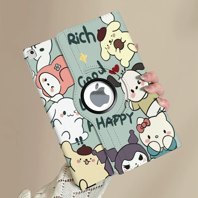 Kawaii Cartoon iPad Case