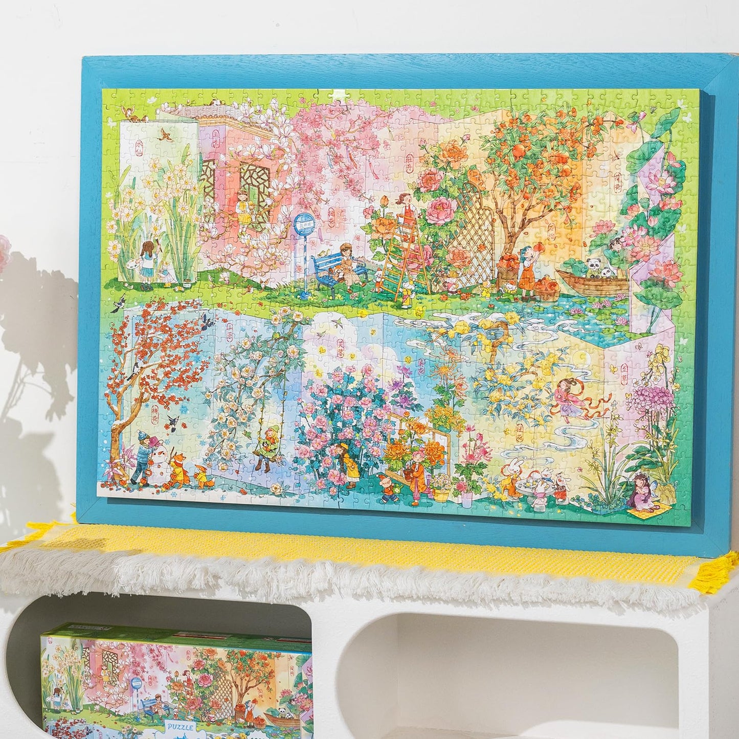 Momibook Floral Seasons 1000 Piece Jigsaw Puzzle