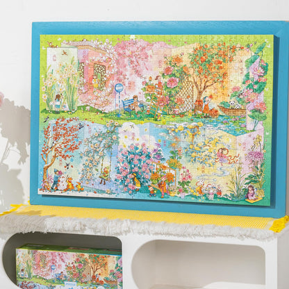Momibook Floral Seasons 1000 Piece Jigsaw Puzzle