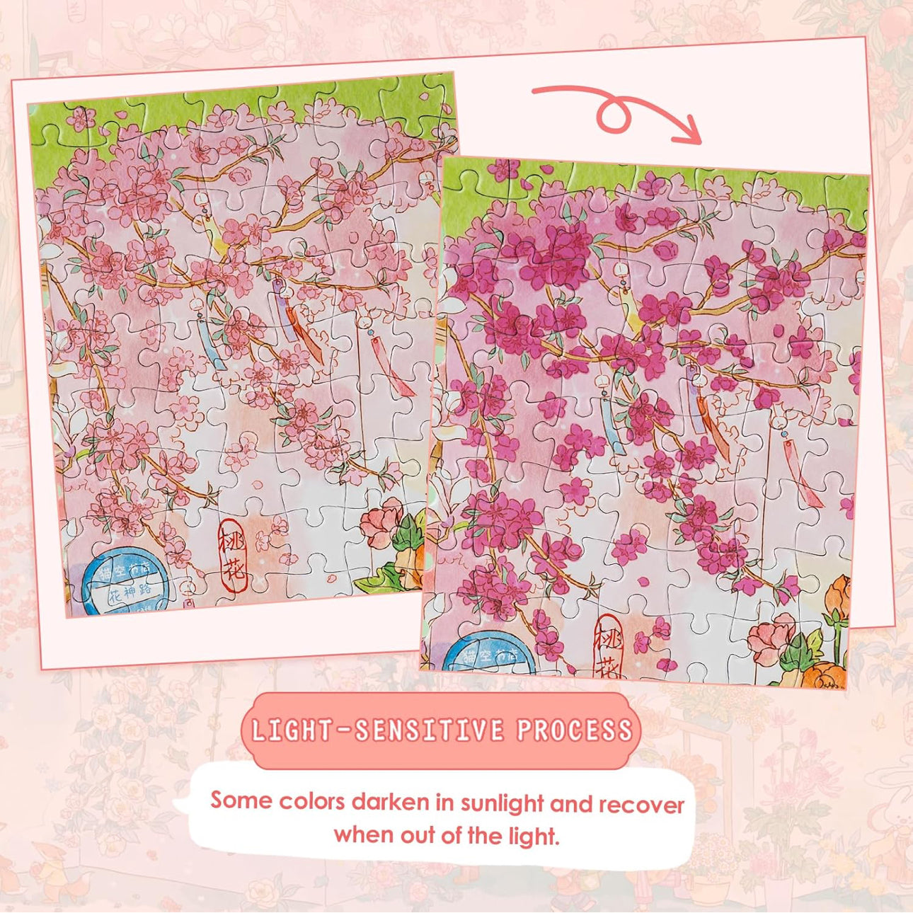 Momibook Floral Seasons 1000 Piece Jigsaw Puzzle