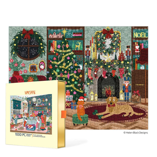 Festive Family Room 1000 Piece Puzzle Christmas Gift WerkShoppe