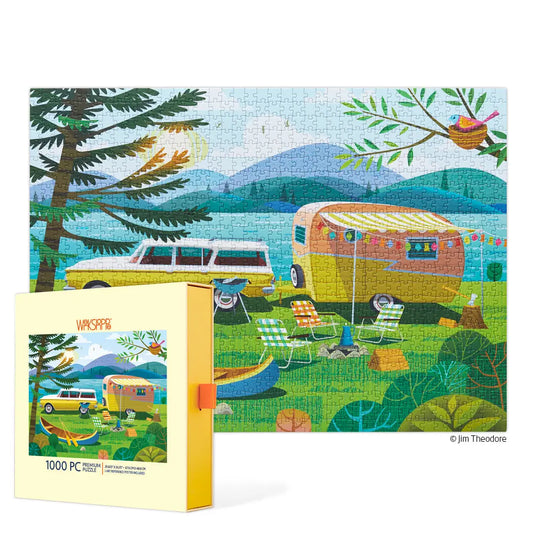 Happy Camper 1000 Piece Puzzle WerkShoppe