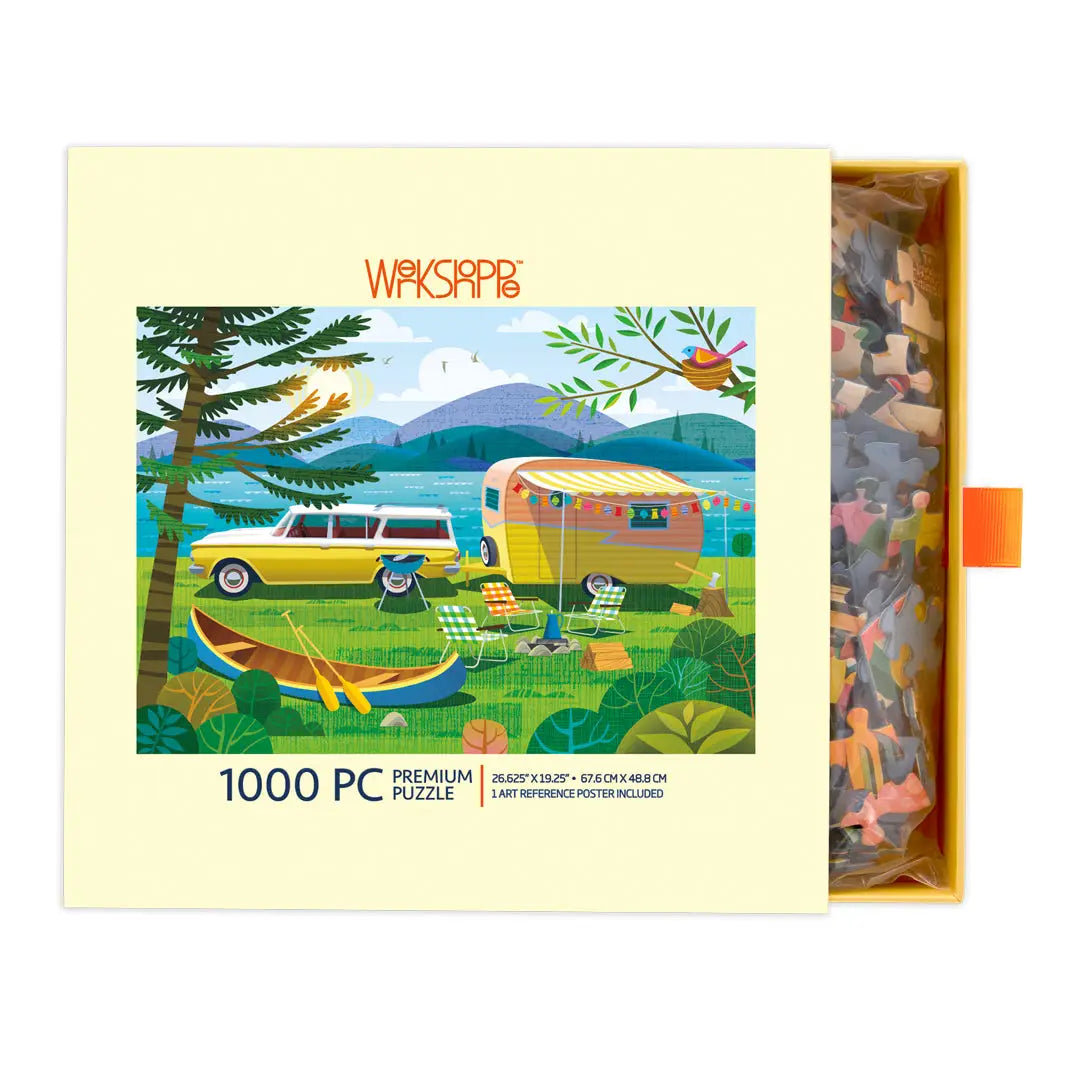 Happy Camper 1000 Piece Puzzle WerkShoppe