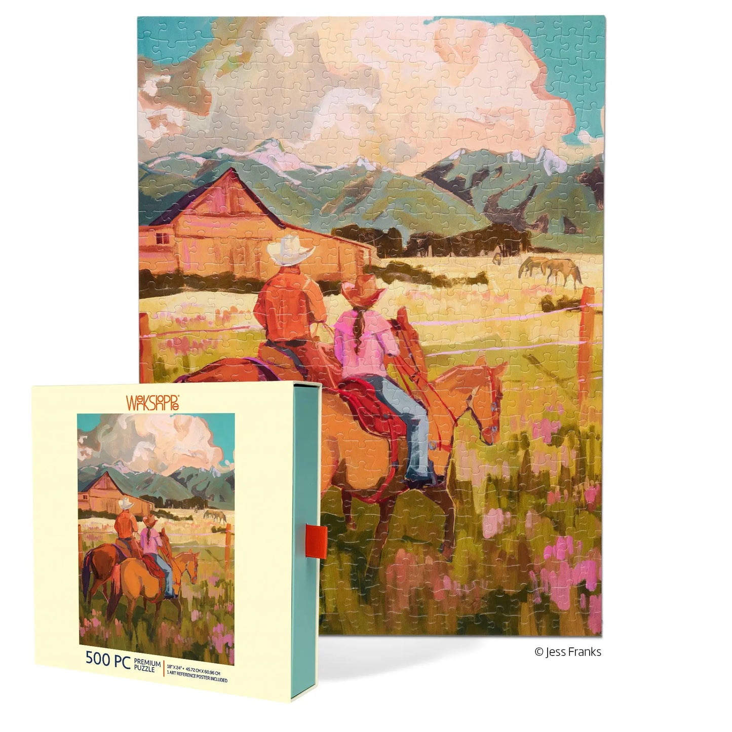 Saddle Up 500 Piece Puzzle Gift For Horse Lover V Boutique Studio