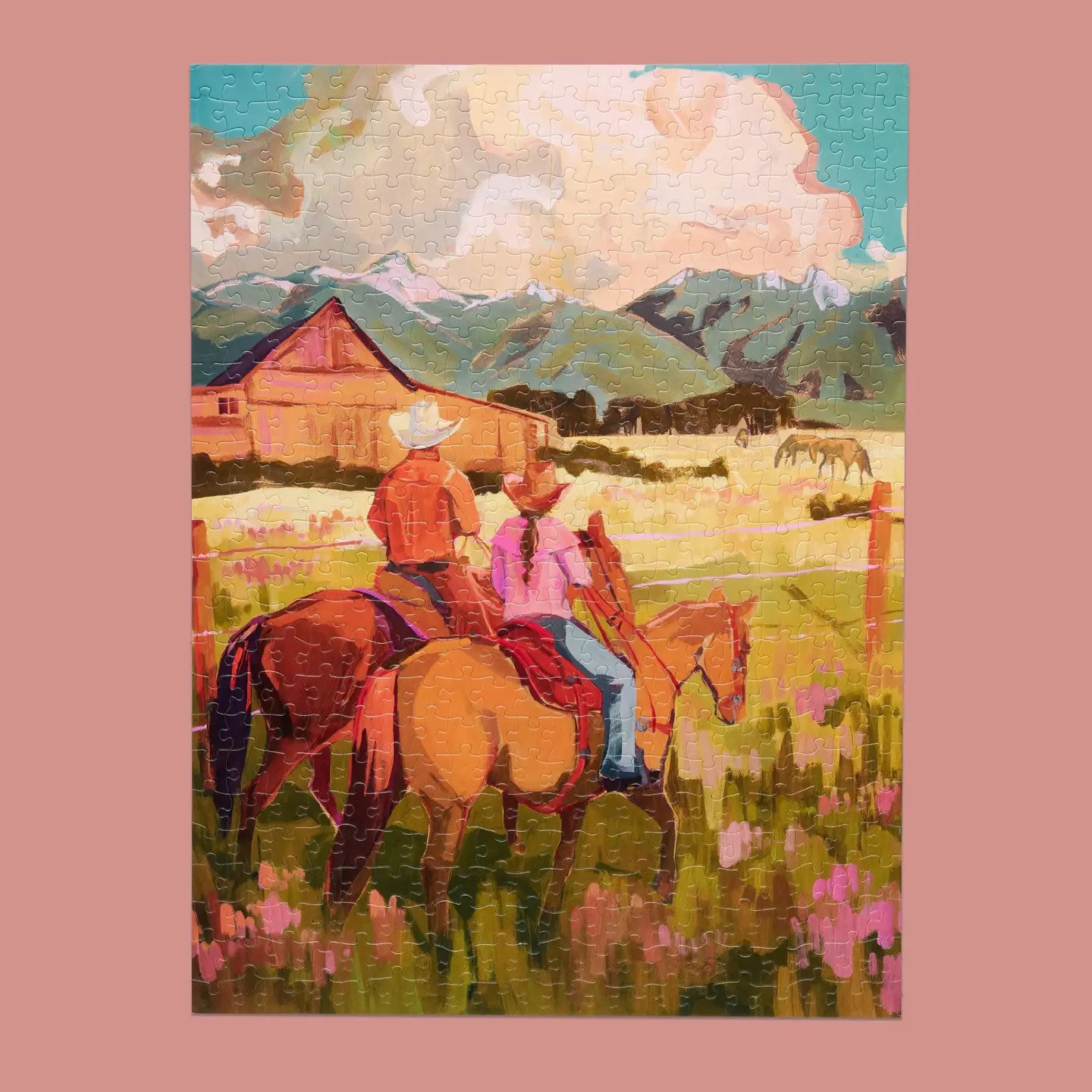 Saddle Up 500 Piece Puzzle Gift For Horse Lover V Boutique Studio
