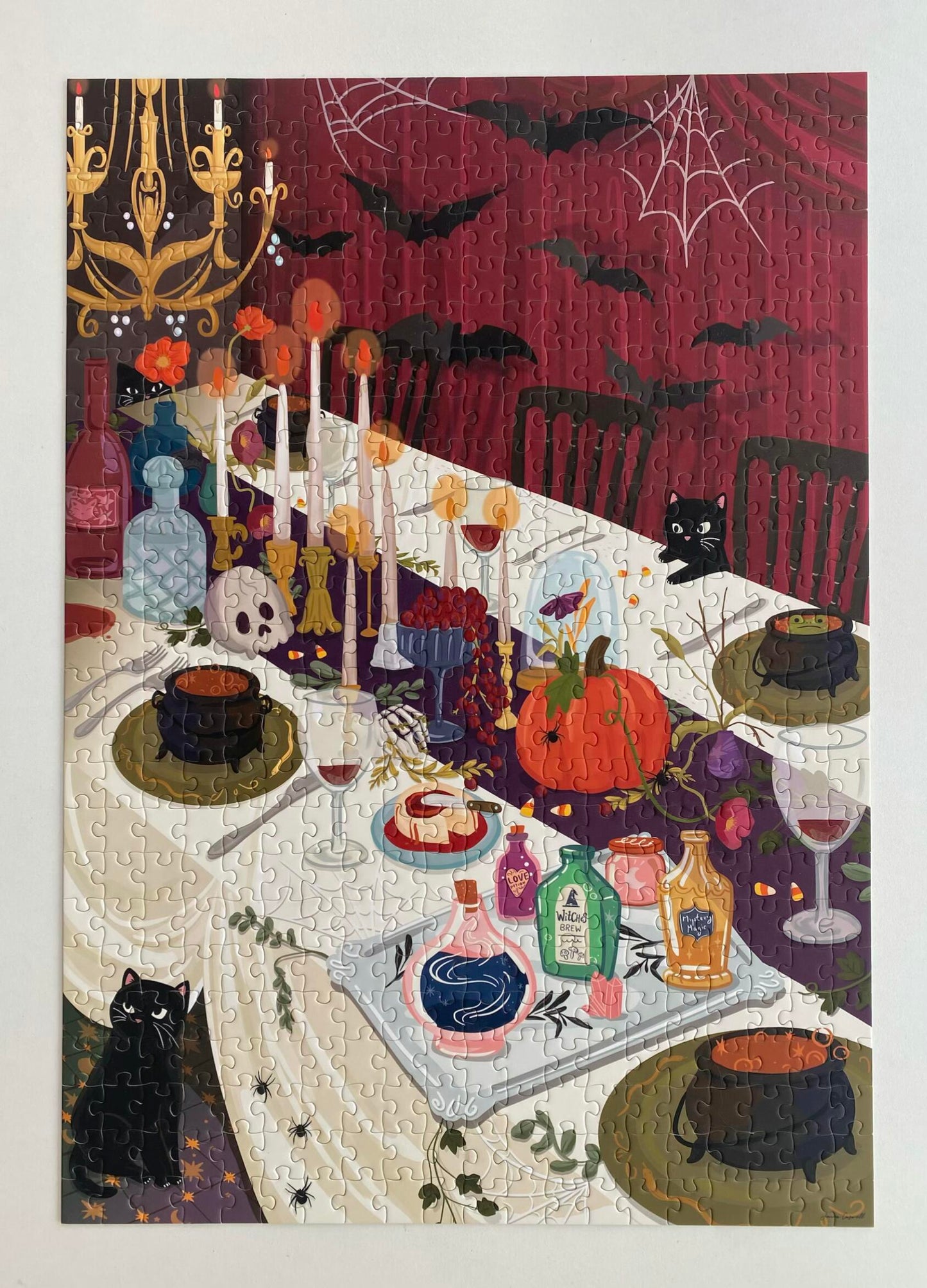 Hobbry Enchanted Evening 500 Piece Halloween Jigsaw Puzzle Hobbry