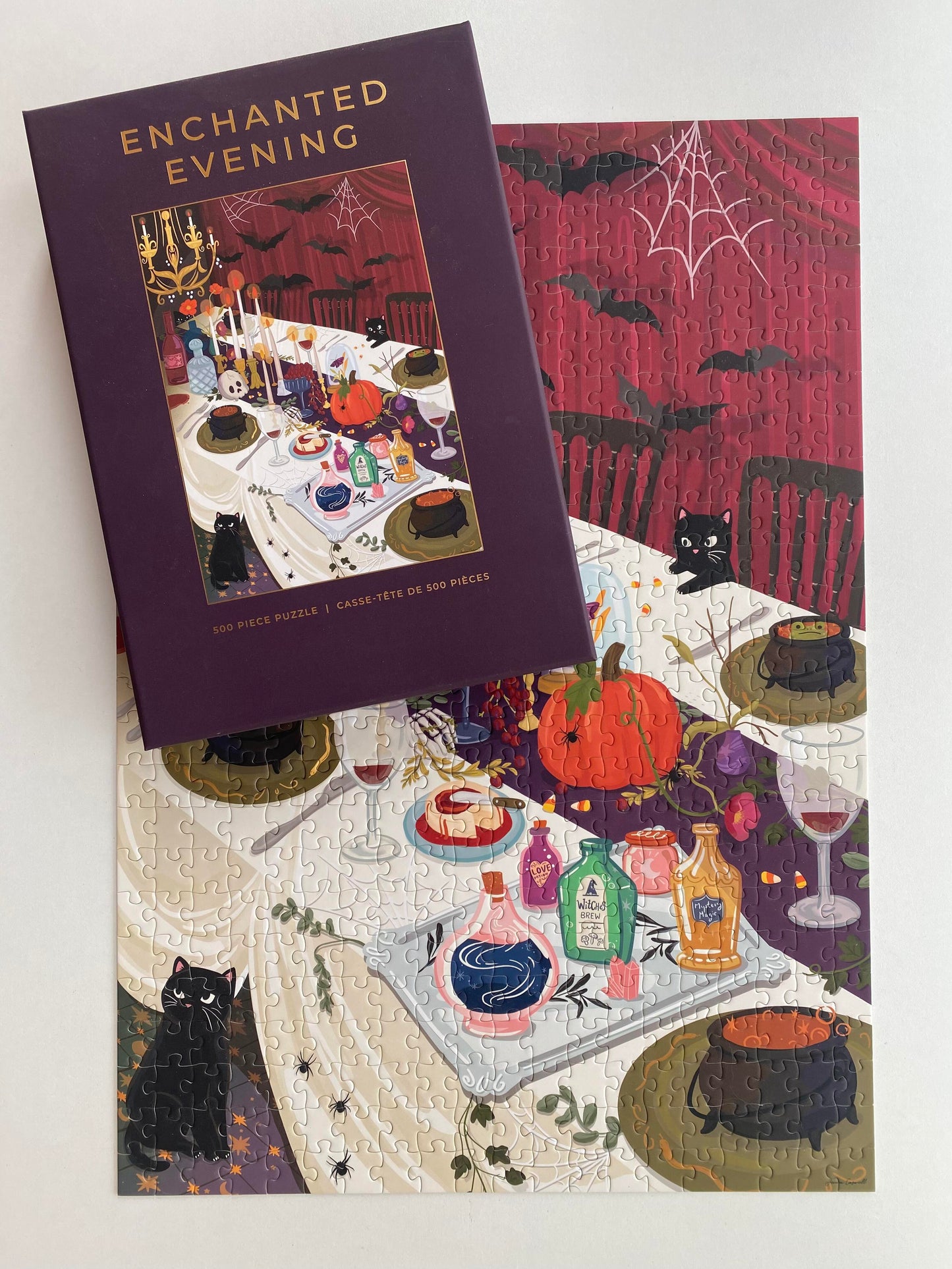 Hobbry Enchanted Evening 500 Piece Halloween Jigsaw Puzzle Hobbry