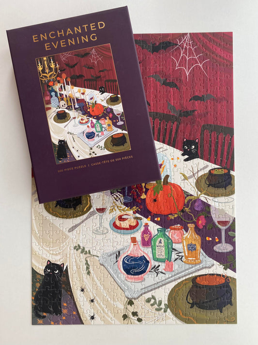Hobbry Enchanted Evening 500 Piece Halloween Jigsaw Puzzle Hobbry