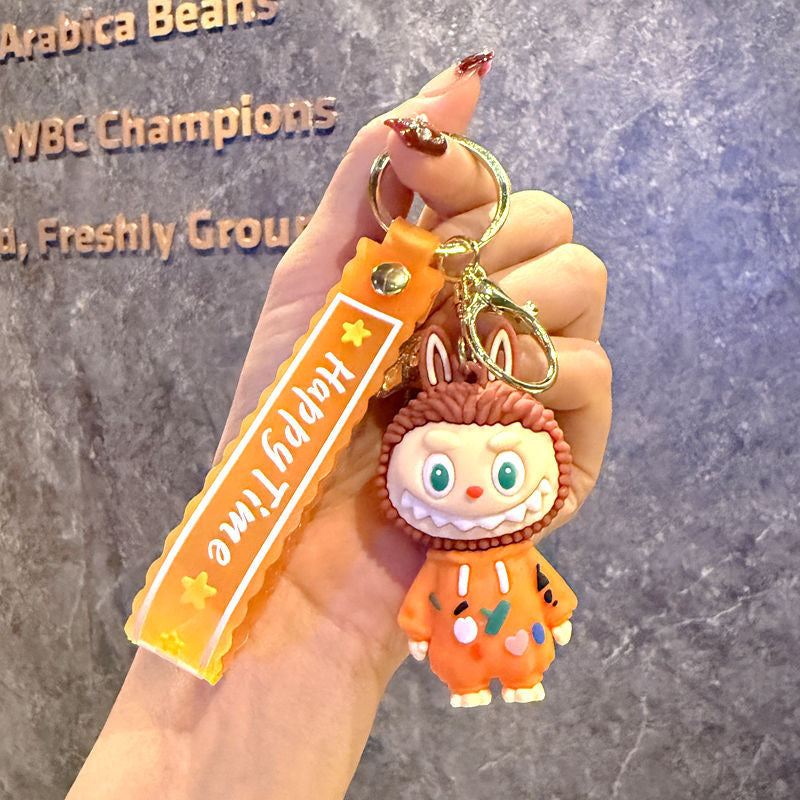 Cartoon Labubu Keychain